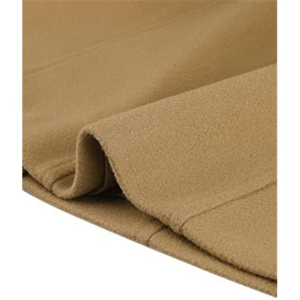 Women's Stand Collar Double Breasted Pockets Trendy Outwear Winter Coat - Picture 6 of 6